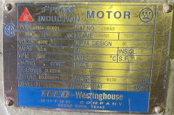 Teco Westinghouse 350 HP 600 RPM 6808BZ Squirrel Cage Motors 89271