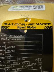 Baldor-Reliance 5 HP 1800 RPM 213T Squirrel Cage Motors 89321