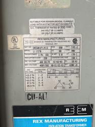 REX 550 KVA Transformers 89350