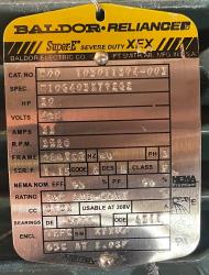 Baldor-Reliance 30 HP 3600 RPM 286TS Squirrel Cage Motors 89382