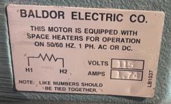 Baldor-Reliance 30 HP 3600 RPM 286TS Squirrel Cage Motors 89383