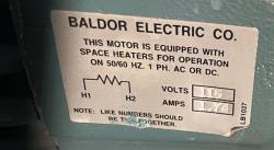 Baldor-Reliance 30 HP 3600 RPM 286TS Squirrel Cage Motors 89385