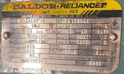 Baldor-Reliance 150 HP 3600 RPM 445TS Squirrel Cage Motors 89524