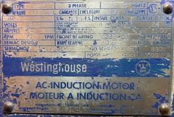 Westinghouse 500 HP 720 RPM H6808L Squirrel Cage Motors 89572