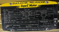 Baldor-Reliance 50 HP 1800 RPM 326JM Squirrel Cage Motors 89625