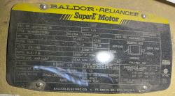 Baldor-Reliance 15 HP 1800 RPM 254T Squirrel Cage Motors 89800