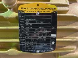Baldor-Reliance 20 HP 1800 RPM 256T Squirrel Cage Motors 89900