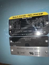 Baldor-Reliance 75 HP 1800 RPM 365TS Squirrel Cage Motors 89928