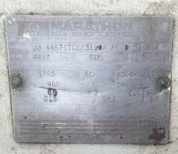 Marathon 200 HP 1800 RPM 445TSD Squirrel Cage Motors 89962
