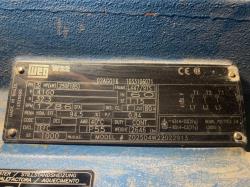 WEG 250 HP 1800 RPM 447/9TS Squirrel Cage Motors 90070
