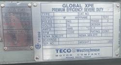 Teco Westinghouse 800 HP 1800 RPM 5810B Squirrel Cage Motors 90188