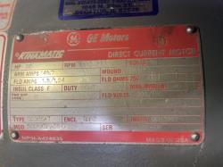 General Electric 30 HP 1750/2300 RPM 366AT DC Motors 90202