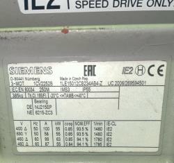 Siemens 75 HP 1800 RPM 250M Squirrel Cage Motors 90240
