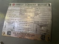 US Electric 400 HP 1750/1900 RPM 508AT DC Motors 90459