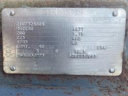 Siemens 200 HP 1800 RPM 447TZ Squirrel Cage Motors 90814
