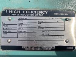 Toshiba 350 HP 3600 RPM 447TDZ Squirrel Cage Motors 90849