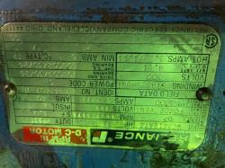 Reliance 75 HP 1150/2000 RPM MC3212ATZ DC Motors 91234