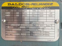 baldor reliance 40 hp 1800 rpm rl2168z squirrel cage motors 91288
