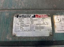Reliance 500 HP 1750/2000 RPM B509ATZ DC Motors 91418
