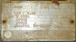 US Electric 250 HP 500 RPM 6809MS Squirrel Cage Motors 91532