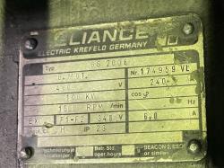 Reliance 125 HP 1500 RPM GS2008 DC Motors 91549