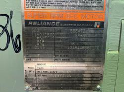 Reliance 600 HP 1150/1500 RPM 686ATZ DC Motors 91588