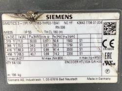 Siemens 40 HP 1800 RPM 160 Squirrel Cage Motors 91639