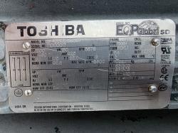 Toshiba 200 HP 3600 RPM 447TSC Squirrel Cage Motors 91684