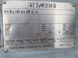 Siemens 500 HP 3600 RPM 588S Squirrel Cage Motors 91735