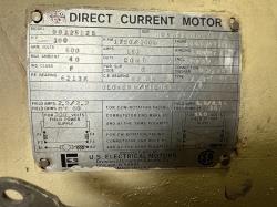 US Electric 100 HP 1750/2000 RPM 366AT DC Motors 91740