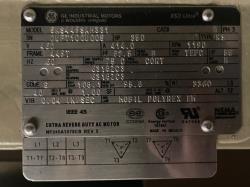 General Electric 350 HP 1200 RPM 449T Squirrel Cage Motors 91779