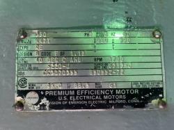 US Electric 350 HP 1800 RPM 447T Squirrel Cage Motors 91934