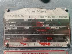 General Electric 150 HP 850/1700 RPM 506AT DC Motors 91948