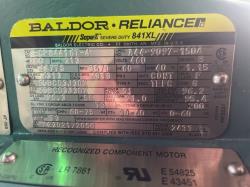 Baldor-Reliance 200 HP 3600 RPM 447TS Squirrel Cage Motors 91950