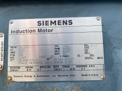 Siemens 3000 HP 900 RPM 8010Z Squirrel Cage Motors 91972