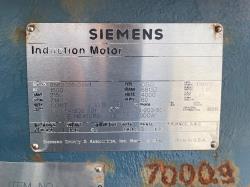 Siemens 1500 HP 720 RPM 6813Z Squirrel Cage Motors 91973