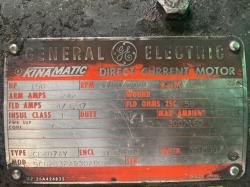 General Electric 150 HP 1750/2000 RPM 407AY DC Motors 91980