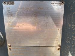 ABB 1750 HP 1200 RPM 450L6W Squirrel Cage Motors 91983