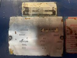 General Electric 250 HP 1750/1900 RPM 504AT DC Motors 92031