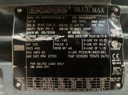 Marathon 125 HP 1800 RPM 444T Squirrel Cage Motors 92037