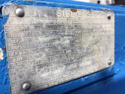 Siemens 250 HP 1800 RPM 449TS Squirrel Cage Motors H0492