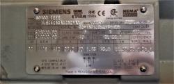 Siemens 30 HP 1200 RPM 326T Squirrel Cage Motors H0707