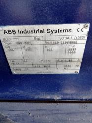 ABB 450 HP 1317/1980 RPM 280L DC Motors 84482