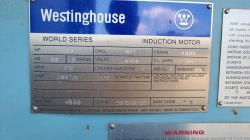 Westinghouse 300 HP 720 RPM 4008 Squirrel Cage Motors H0936