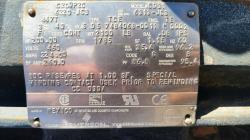 US Electric 200 HP 1800 RPM 447T Squirrel Cage Motors H0998
