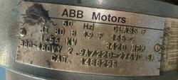 ABB 150 HP 2355 RPM 180-4L DC Motors H1014