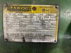 Baldor 75 HP 1750/2100 RPM 366AT DC Motors H1019