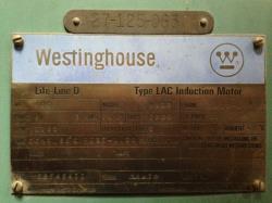 Westinghouse 400 HP 1200 RPM 5010L Squirrel Cage Motors M7619