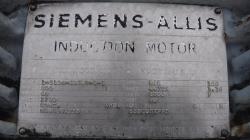 Siemens-Allis 200 HP 1800 RPM 447TS Squirrel Cage Motors M9604