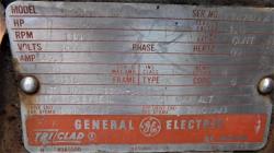 General Electric 350 HP 1200 RPM 5011L Squirrel Cage Motors R0218